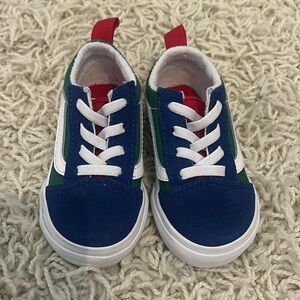 Vans Yacht Club Old Skool Elastic Lace Toddler Sneaker Size 5